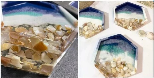 Casting and Coating Crystal Clear Ratio 1: 1 Epoxy Resin for Art Resin, Jewelry Projects, DIY, Tumblers, Molds, Art Painting, River Table Tops, Bar Tops