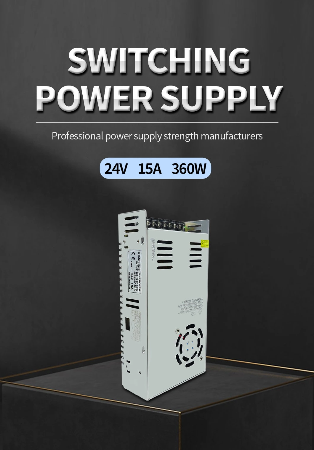 LED SMPS 24V3a 75W Switching Power Supply for LED Light