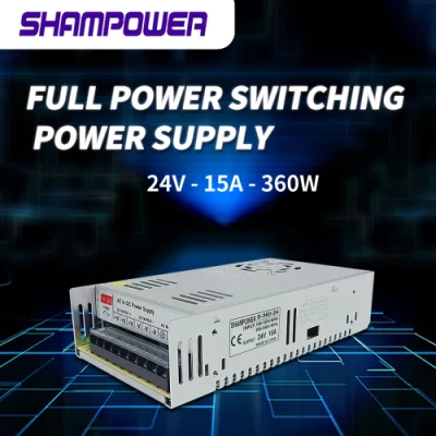 Fuente de alimentación conmutada LED SMPS 24V3a 75W para luz LED